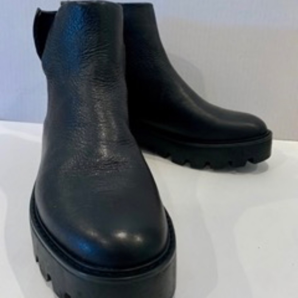 Franco Sarto Chelsea Black Boot